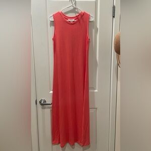 NEW…Market & Spruce Sleeveless Coral Maxi Dress